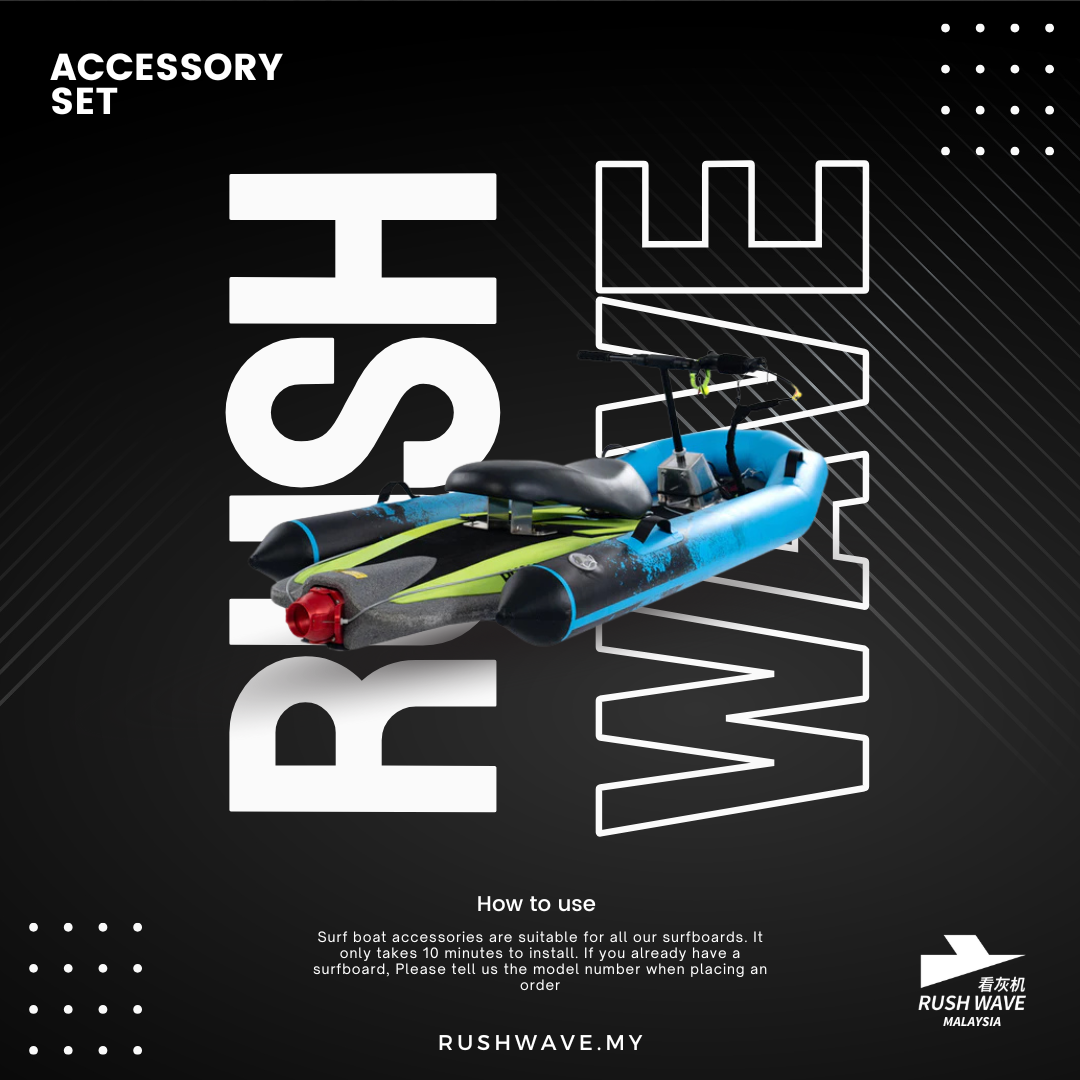 RUSH WAVE Malaysia Official | Suitable For Our Electric Surfboard | Accessory set