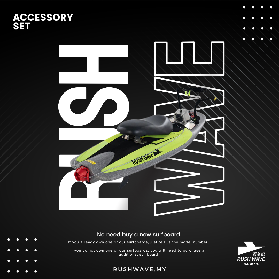 RUSH WAVE Malaysia Official | Suitable For Our Electric Surfboard | Accessory set