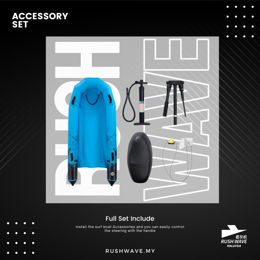 RUSH WAVE Malaysia Official | Suitable For Our Electric Surfboard | Accessory set