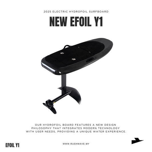 RUSH WAVE | Electric Hydrofoil Surfboard | Carbon Fibre | Efoil Y1