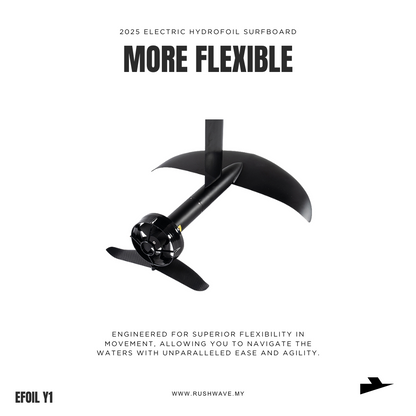RUSH WAVE | Electric Hydrofoil Surfboard | Carbon Fibre | Efoil Y1