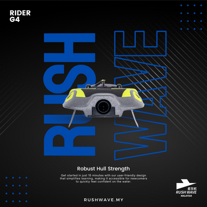 RUSH WAVE Malaysia Official | Electric Surfboard | SINGLE SPRAY EPP RIDER G4 | MOST