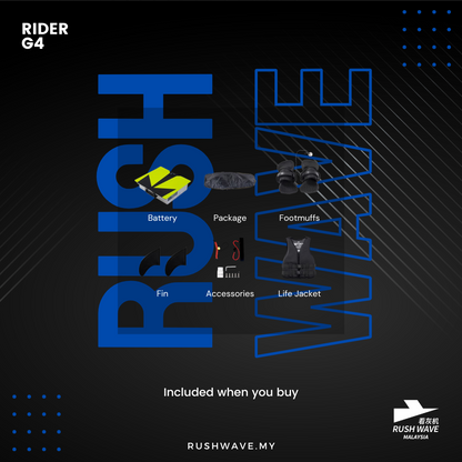 RUSH WAVE Malaysia Official | Electric Surfboard | SINGLE SPRAY EPP RIDER G4 | MOST